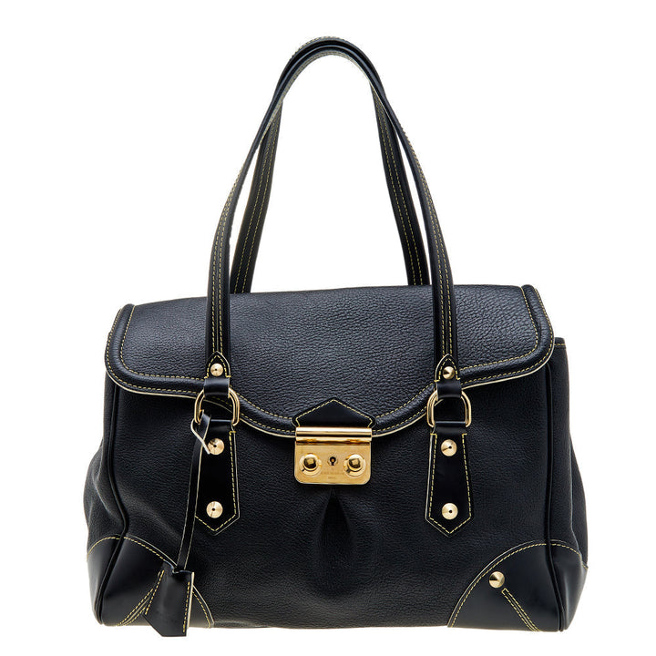 Louis Vuitton Black Suhali Leather L'Absolu De Voyage Bag